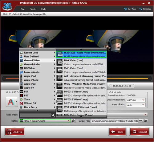 Select profile