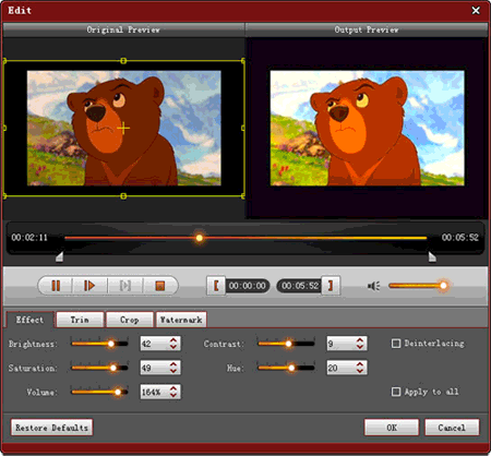 Edit iPhone 4S video