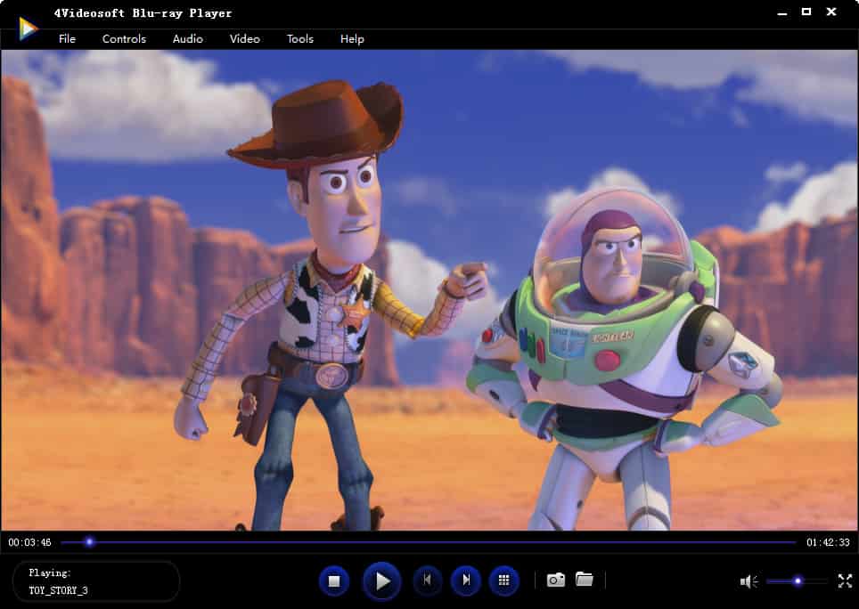 4Videosoft Blu-ray Player Screenshot