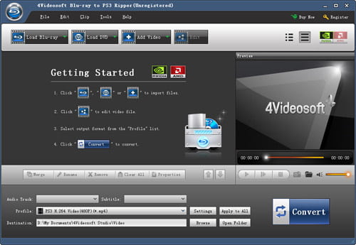 4Videosoft Blu-ray to PS3 Ripper