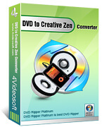 4Videosoft DVD to Creative Zen Converter