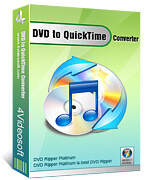 4Videosoft DVD to QuickTime Converter boxshot