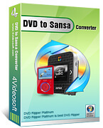 4Videosoft DVD to Sansa Converter boxshot