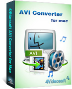 4Videosoft AVI Converter for Mac boxshot