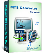4Videosoft MTS Converter for Mac box