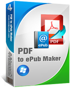 4Videosoft PDF to ePub Maker boxshot