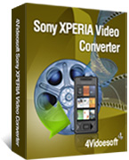 4Videosoft Sony XPERIA Video Converter boxshot