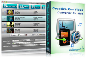 Creative Zen Video Converter for Mac