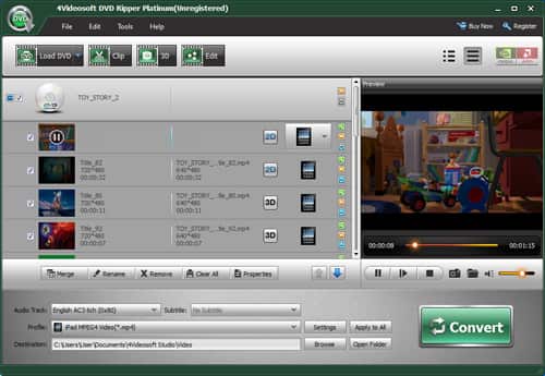 Load DVD File to rip