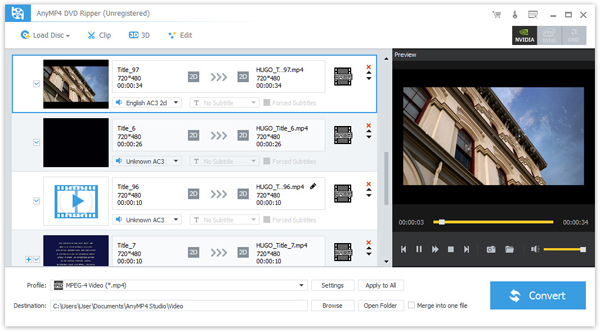 Screenshot of 4Videosoft DVD Ripper