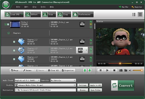 Load DVD