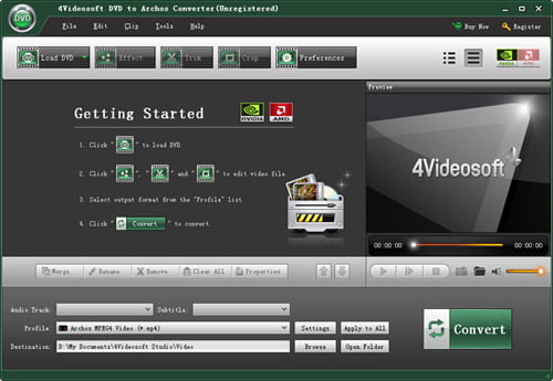 DVD to Archos Converter