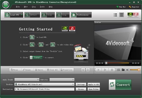 DVD to BlackBerry Converter