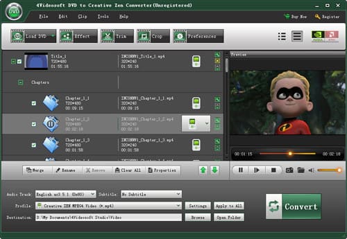 Load DVD file