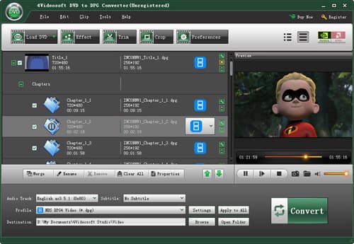 Load DVD file