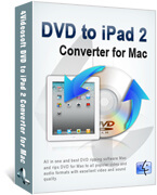 4Videosoft Mac DVD to iPad 2 Converter boxshot