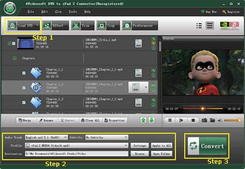 Load DVD