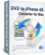 4Videosoft DVD to iPhone 4S for Mac boxshot