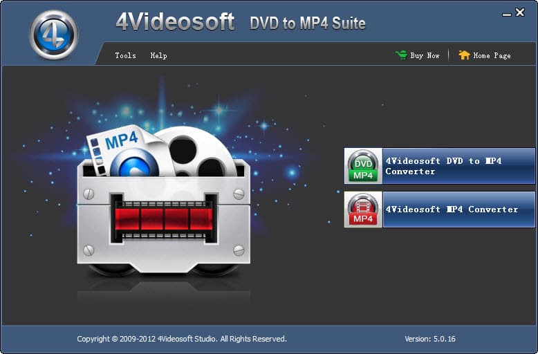 Convert any DVD and video file to the video MP4 and audio compatible with MP4.