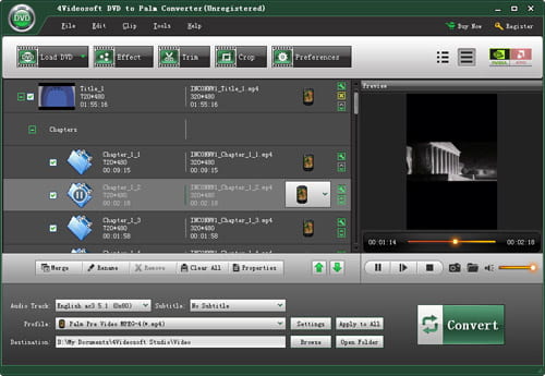 Load DVD files