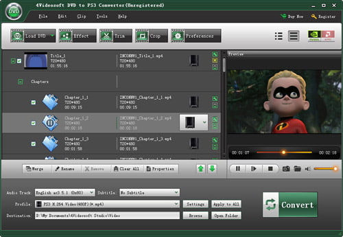 Load DVD file