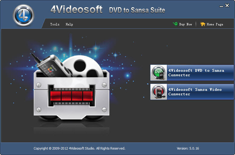 4Videosoft DVD to Sansa Suite Screenshot