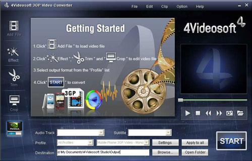 4Videosoft 3GP Video Converter