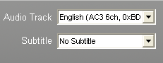 Audio Track and Subtitle