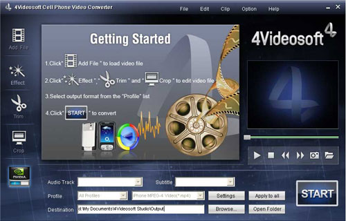 4Videosoft Cell Phone Video Converter