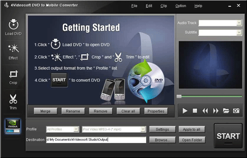 4Videosoft DVD to Mobile Converter