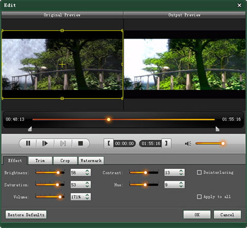 edit effect
