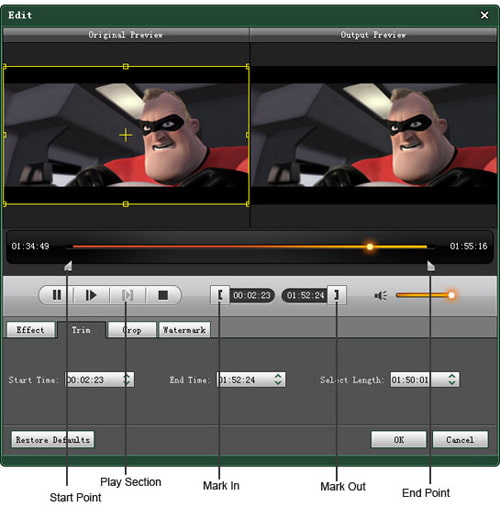 Trim DVD