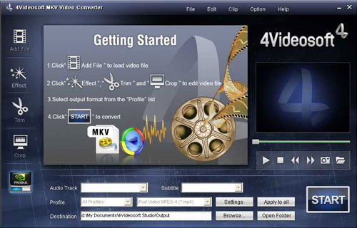 4Videosoft MKV Video Converter