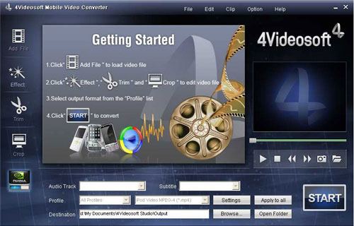 4Videosoft Mobile Video Converter
