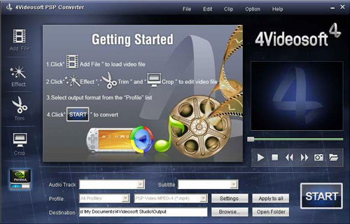 4Videosoft PSP Converter