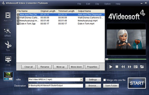 4Videosoft Video Converter Platinum - load file