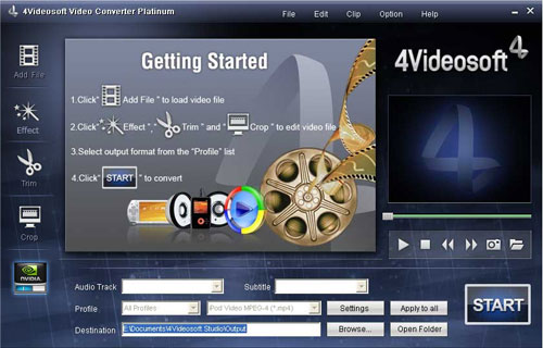 4Videosoft Video Converter Platinum
