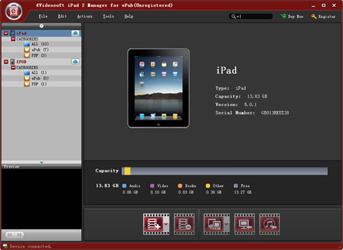 iPad 2 Manager for ePub