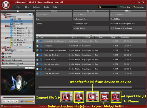 Transfer files to iPad 2