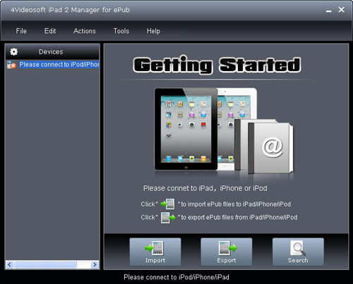 transfer ePub for iPad 2