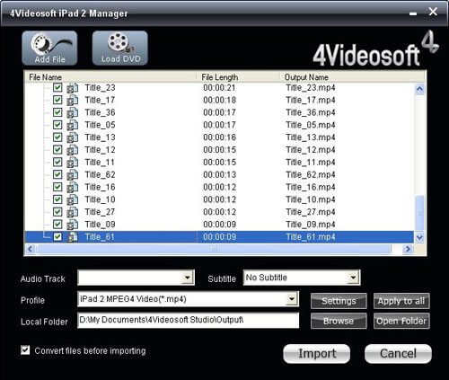 iPad 2 Manager