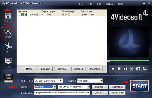load video file