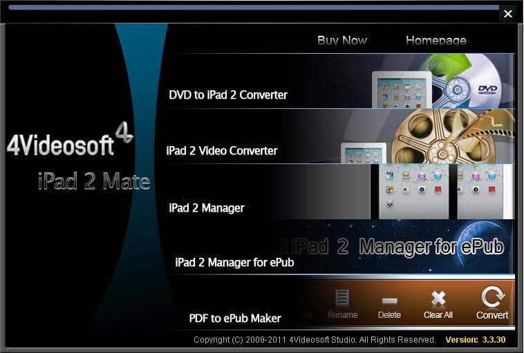 4Videosoft iPad 2 Mate Screenshot