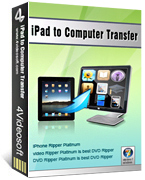 4Videosoft iPad to Computer Transfer boxshot