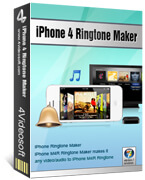 4Videosoft iPhone 4 Ringtone Maker boxshot