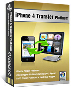 4Videosoft iPhone 4 Transfer Platinum boxshot