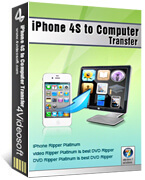 4Videosoft iPhone 4S to Computer boxshot
