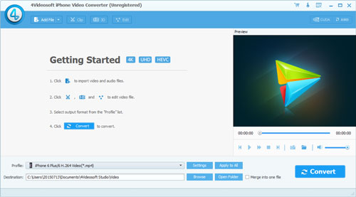 4Videosoft iPhone Video Converter