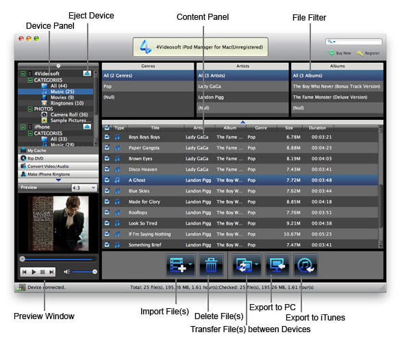iPod Manager for Mac