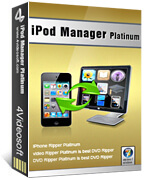 4Videosoft iPod Manager Platinum boxshot